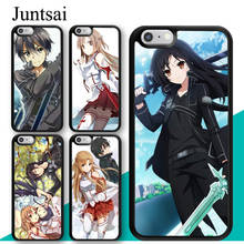 Sword Art Online Yuuki Asuna Kirito Case For iPhone 13 Pro Max 11 12 Mini SE 2020 XR X XS MAX 6S 7 8 Plus Back Cover Shell 2024 - buy cheap