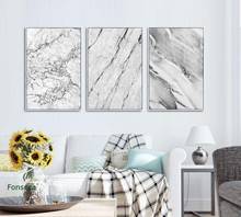 Pintura en lienzo de grano de mármol abstracto, póster de arte de pared e impresión, imágenes decorativas para sala de estar, decoración moderna del hogar 2024 - compra barato