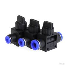 Home Improvement Pneumatic Air 2 Way Quick Fittings Push Connector Tube Hose Plastic 4mm 6mm 8mm Pneumatic Parts #C93# Drop ship 2024 - buy cheap