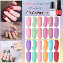 Rosalind Summer Macaron Gel Nail Polish Semi Permanent Hybrid Varnish Multicolor Art Design For Manicure Matt Base Top Coating 2024 - купить недорого