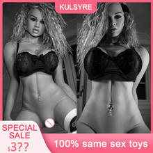 165cmTPE big breasts European and American women thick lips silicone doll male sex toy adult toy 3-hole cat doll realistic 2024 - buy cheap