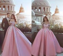 Vestido linha a rosa de casamento, vestido longo costas abertas, festas de formatura, feito sob medida, tamanho grande, 2019 2024 - compre barato