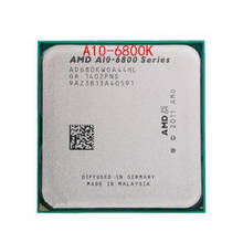 free shipping AMD A-Series APU X4 A10-6800K A10 6800K FM2 Quad-Core CPU 100% working properly Desktop Processor 2024 - buy cheap