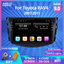 Radio con Gps para coche, reproductor Multimedia con Android 9,0, 2Din, vídeo, estéreo, para Toyota Rav4 2007-2011 2024 - compra barato