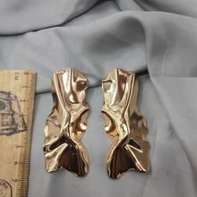 Pendientes de estilo americano para chica, aretes grandes, personalidad, temperamento, retro, versátil, a la moda, D56 2024 - compra barato