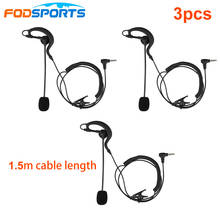 3Pcs Fodsports 3.5mm Fato de Árbitro Fato de Árbitro para o V6 V4 FX4 Pro Intercomunicador de Motocicleta Acessórios para Capacete de Motocicleta HD Fone de Ouvido Estéreo 2024 - compre barato