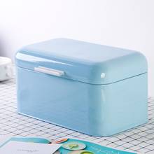 Home Office Metal Storage Box Bread Shape Large Capacity Container Organizer 2024 - buy cheap