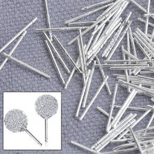 Bulk 1000PCS Pin Solid Real 925 Sterling Silver Jewelry Findings Fine Ear Stud Pin Posts Handmade Earring Designer Gift 2024 - buy cheap