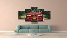 Canvas Printed Poster Home Decor 5 Pieces HD Retro M3 Red Sport Car Paintings Wall Art Pictures Living Room Modular Framed 2024 - buy cheap