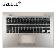 Capa superior para laptop asus, x202e, s202, s200, s200e, x201, x201e, com descanso para as mãos, com teclado c 2024 - compre barato