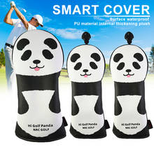 3pcs Printed Panda Golf Clubs Head Covers Set Headcover Drivers Fairway Protective Covers SEC88 2024 - buy cheap