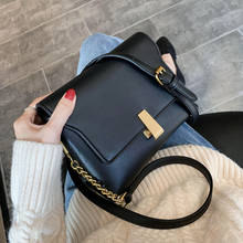 Vintage Square Crossbody bag 2020 Fashion New High quality PU Leather Women's Designer Handbag Lock Shoulder Messenger Bag 2024 - buy cheap