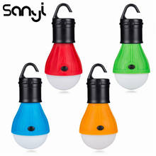 Mini Portable Lighting Lantern Tent Light LED Bulb Emergency Lamp Waterproof Hanging Hook Flashlight Camping Light Use 3*AAA 2024 - buy cheap