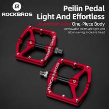 ROCKBROS Bike Pedal Mountain Bike Pedal Aluminum Alloy No-slip High Strength Carbon Fiber Seal Bearing Non-Slip Alloy Flat Pedal 2024 - buy cheap