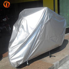Possbay capa protetora de motocicleta, prata respirável, à prova de intempéries, uv, à prova de poeira, área externa 2024 - compre barato