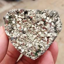 1 piezas de cobre Natural pirita Mineral espécimen calcopirita de cristal de roca piedras espécimen Original minerales de colección de piedra 2024 - compra barato