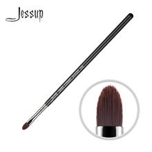 Jessup INNER CORNER SHADER Eye Single Makeup Brush 1pc Black-Silver Professional Fiber Hair Beauty Cosmetic Tool Wholesale 246 2024 - buy cheap