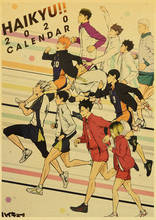 Póster de Anime japonés Haikyuu, serie Retro, decoración de pared, póster, decoración artística de dibujos animados para el hogar, pintura en lienzo de calidad 2024 - compra barato