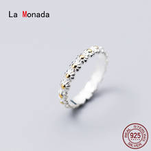 La Monada Little Flower Finger Women Ring 925 Sterling Silver Minimalist Rings For Women 925 Silver Fine In Jewerly Rings Woman 2024 - buy cheap