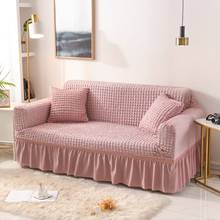 Funda de sofá elástica para sala de estar, cubiertas seccionales estampadas a cuadros, en forma de L, 1-4 asientos 2024 - compra barato