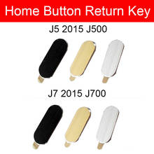 Главная Кнопка ключа для Samsung Galaxy J5 J7 2015 J500 J700 меню Распознавание отпечатков пальцев сенсорная кнопка гибкий кабель Ремонт Замена 2024 - купить недорого