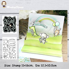 Macaco animal corte de metal morre stencils e cear selos para diy scrapbooking álbum de fotos decorativo gravando cartões de papel diy 2024 - compre barato