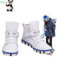Twisted Wonderland Ignihyde Idia Shroud White Cosplay Shoes Long Boots Newest Custom Made For Female Male CosplayLove 2024 - buy cheap