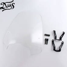 For 2015 2016 2017 2018 2019 2020 Kawasaki Vulcan S 650 VN650 With Bracket Mount New Motorcycle Motorbike Windshield Windscreen 2024 - buy cheap