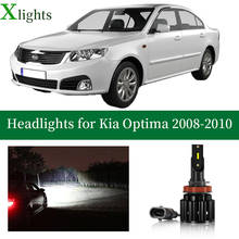 Xlight lâmpadas automotivas para kia optima magentis, lâmpada led de farol alto e baixo, acessórios para faróis 2024 - compre barato