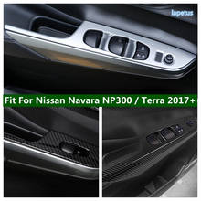 Inner Door Armrest Window Rise Lift Down Control Switch Panel Cover Trim Fit For Nissan Navara NP300 / Terra 2017 - 2021 2024 - buy cheap