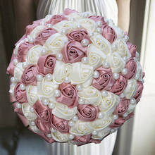 Venda imperdível 1 unidade fita roxa segurando flores com pérola para festa de casamento 2024 - compre barato