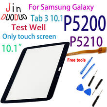 Teste bem para samsung galaxy tab 3 10.1 p5200 p5210 tablet tela de toque do painel display digitador sensor 2024 - compre barato