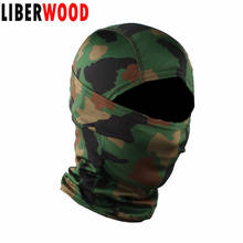 LIBERWOOD Tactical Hood Headwear Camouflage Balaclava Army Full Face Mask Cycling Face Shield Windproof motorcycle liner 2024 - buy cheap