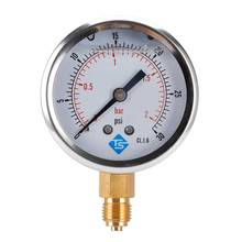 TS Low Pressure Gauge 0-2Bar,0-30Psi 1/4inch 68mm Dial Hydraulic Water Pressure Gauge Manometer Pressure Measuring Tool 2024 - buy cheap
