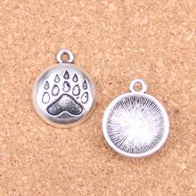 16pcs Charms bear paw 19x17mm Antique Pendants,Vintage Tibetan Silver Jewelry,DIY for bracelet necklace 2024 - buy cheap