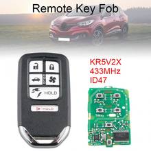 433Mhz FSK 6 Buttons  Smart  Keyless Car Remote Fob with ID47 Chip KR5V2X  Fit for Honda Clarity 2018 2024 - buy cheap