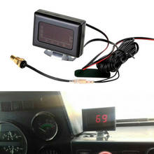 Universal Car 3 IN 1 LCD 12V 24V Digital Water Temperature Gauges for Car + Water Temperature Sensor Head Plug 16MM 2024 - buy cheap