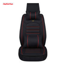 HeXinYan Universal Flax Car Seat Covers for Skoda all models octavia 2 a7 a5 fabia rapid yeti superb kodiaq felicia auto styling 2024 - buy cheap