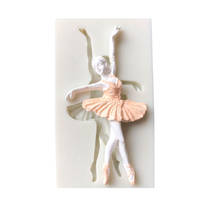 Dancing Girl Shape Silicone Mold Fondant Cake Decorating Mold Chocolate Fudge Tool gumpaste mol 2024 - buy cheap