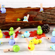 Silbato de madera de colores para niños, Juguete Musical Montessori para edades tempranas, regalo educativo para niños, 4 unids/paquete 2024 - compra barato
