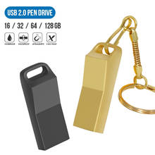 Unidad Flash Mini USB 2,0, Pendrive de 32GB, 64GB, 128GB de capacidad Real, 16GB, 4GB, con cadena 2024 - compra barato