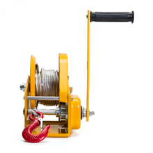 Hand Winch 1800 Pounds 8m Wire Rope with Hook Self-locking Hand Hoist Automatic Brake Tractor Hand Tool Lifting Sling H1903012 2024 - buy cheap