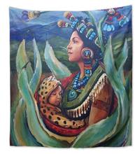 Mexican Hispanic Art Wall Hanging Tapestry Rustic Wall Art Home Decor 2024 - buy cheap