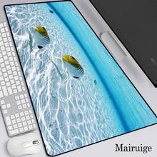 Ocean and Fish Art Mouse Pad Computer Desktop Pad XXL Gamer Keyboard Speed Mousepad Gaming Accessories PC Laptop Desk Mat Carpet 2024 - buy cheap