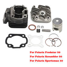 Kit de partes do corpo do cilindro 50cc, kit de extremidade superior do motor de reconstrução para polaris predator scrambler sportsman 50 2024 - compre barato