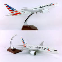 43cm eua avião brinquedos 1/150 escala boeing b787 negócios airliner dreamliner avião modelo com base diecast avião de liga de plástico 2024 - compre barato