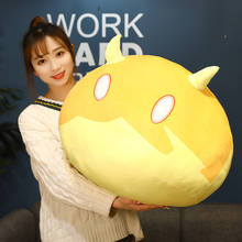 New Style Genshin Impact Stuffed Toy Soft Slime Pillow Plush Doll Anime Cushion Gift Birthday Present 2024 - buy cheap