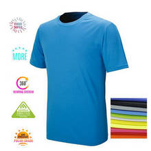 Quick Dry T-Shirts Summer Tops Sport Shirt Mens Women Tee Shirt  For Camping Hiking 12 Color Choose S-4XL Custom Logo 2024 - buy cheap