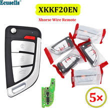 XHORSE-cuchillo de llave remoto XKKF20EN, Original, funciona con herramientas VVDI, 5 uds./10 Uds. 2024 - compra barato
