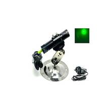 Módulo de diodo a laser com adaptador ac, 532nm 10mw ponto verde, 18x 75mm, localizador laser 2024 - compre barato